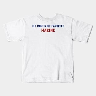 Marine Corps Mom Kids T-Shirt